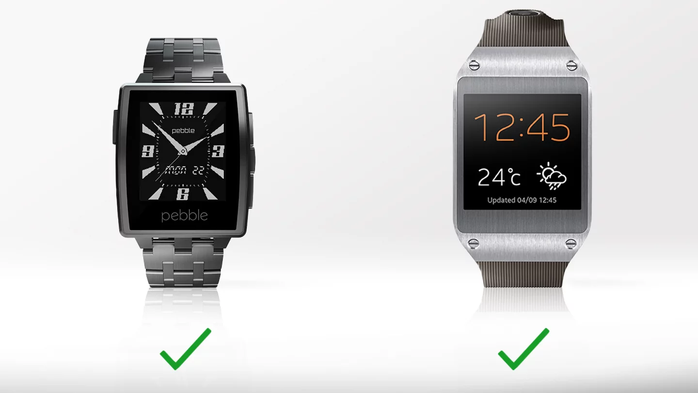 Both watches buzz your wrist when you receive a new notification