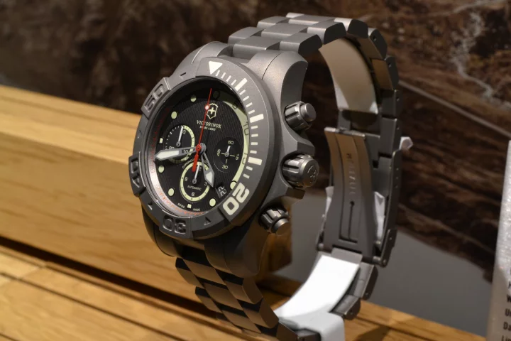 The Dive Master 500 Titanium anniversary edition chronograph is limited to a production run of just 500 pieces