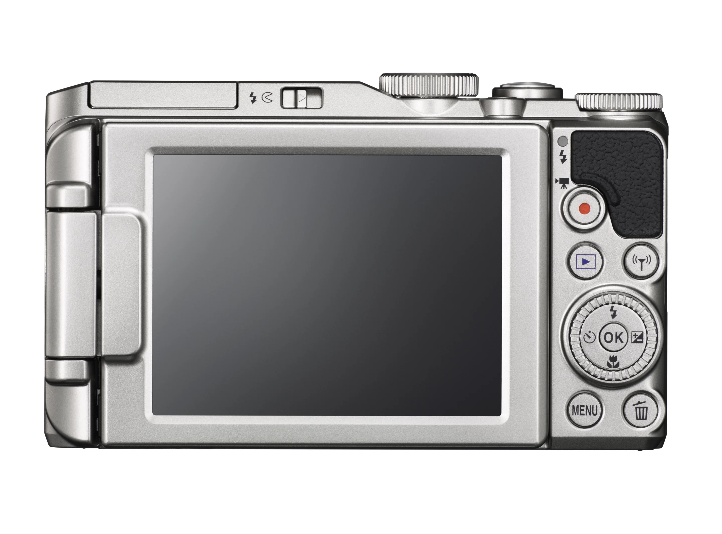 The Nikon Coolpix S9900 boasts a 3-inch vari-angle 921k dot display