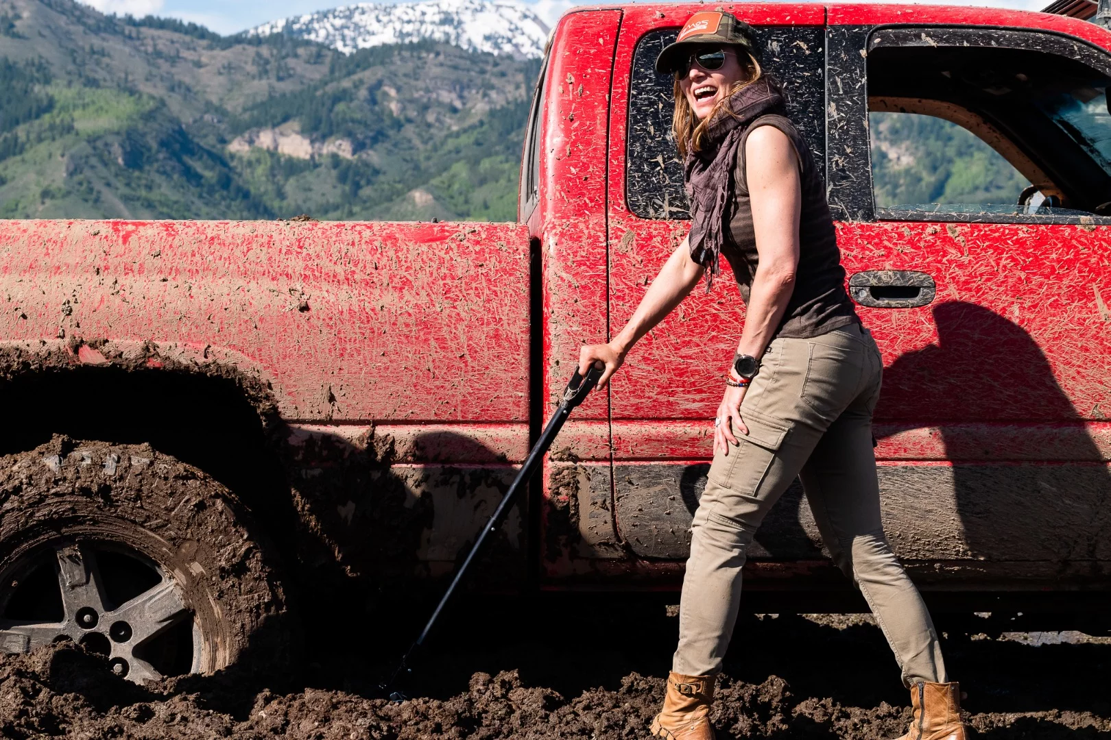 If you're not an off-roader, you might have been wondering why you'd need to dig out your vehicle — this photo explains it better than words can
