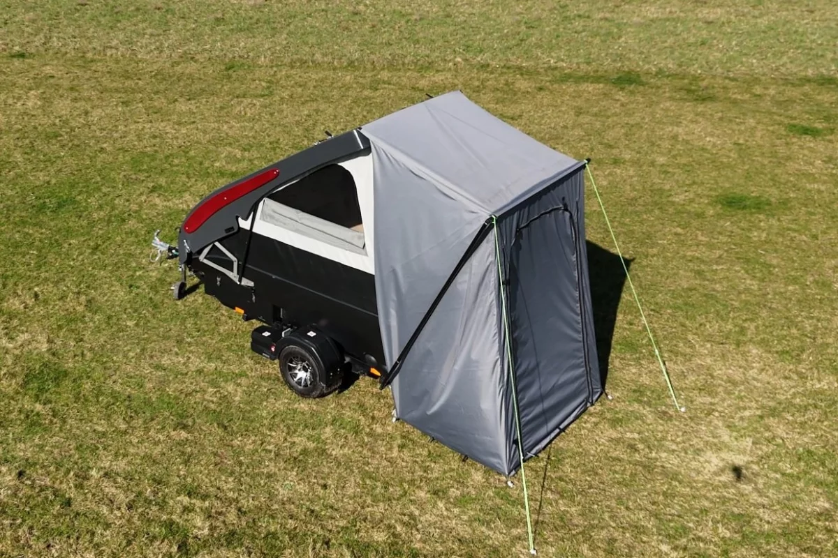 The Wheelhome Dashaway ECT series is designed to set up in a matter of minutes