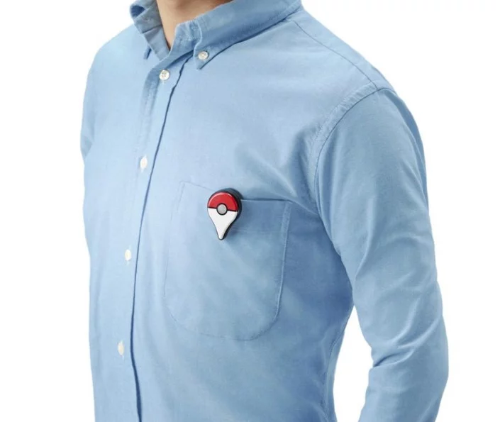 The strap is removable, so the Plus can be also clipped to clothing or bags