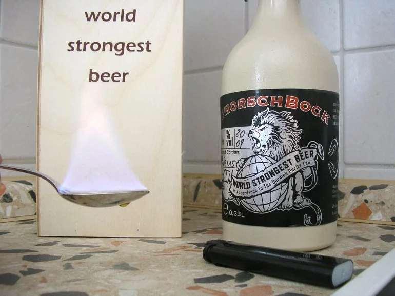 Try this with your average beer