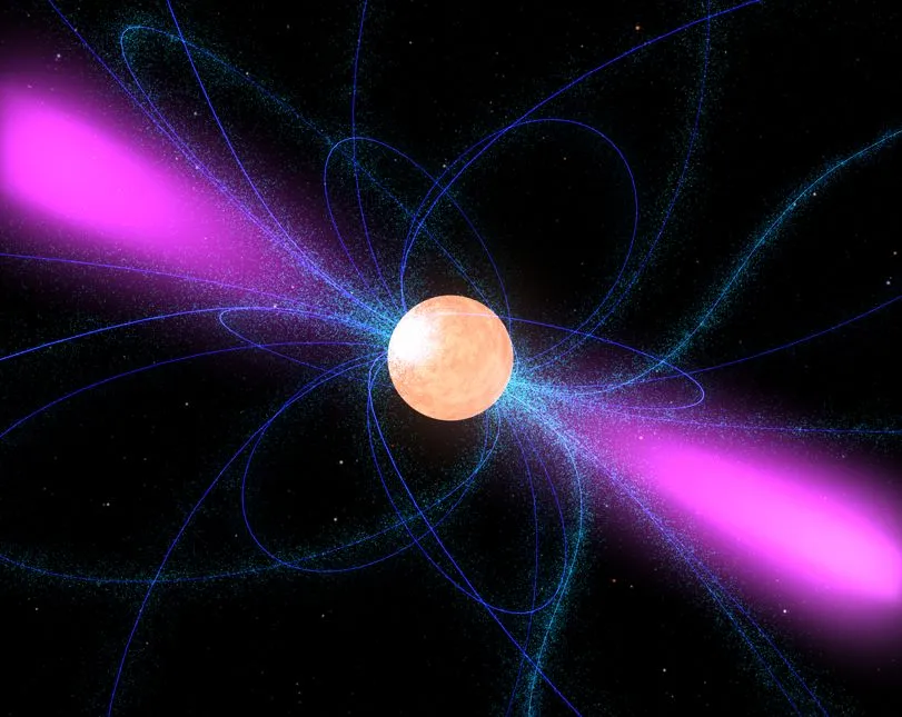 Artist's concept of a pulsar