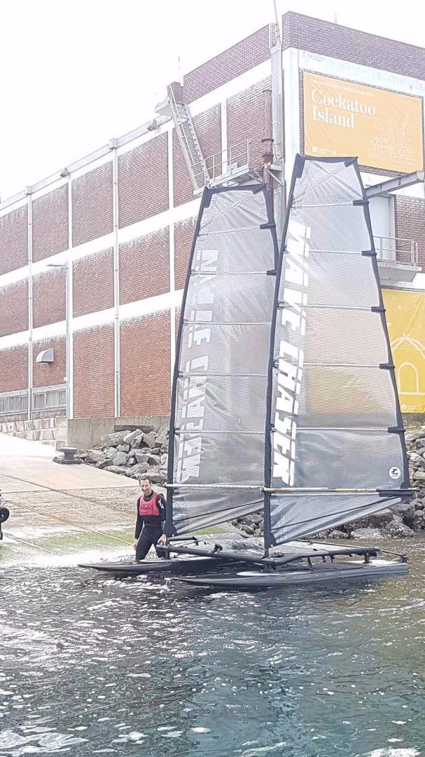 The Wave Chaser takes to the water