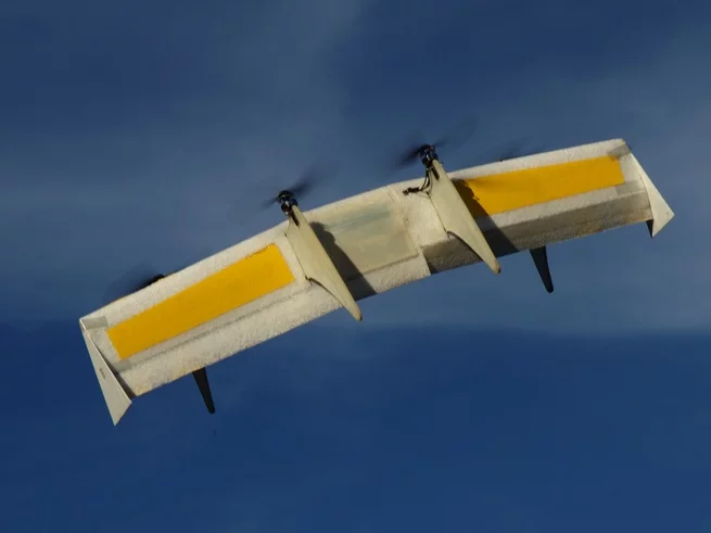 The Quadshot is a remote-control model aircraft that can hover like a helicopter, or fly like an airplane