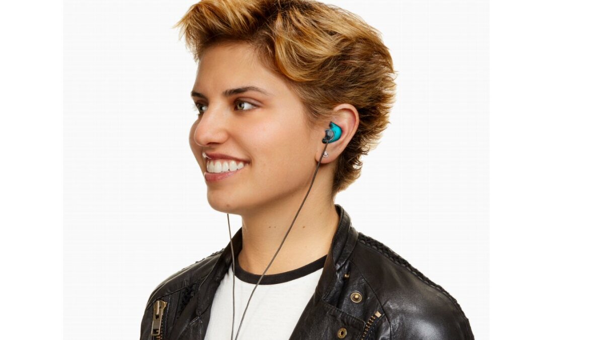 Normal founder Nikki Kaufman with a pair of "one-of-a-kind" tailored earphones