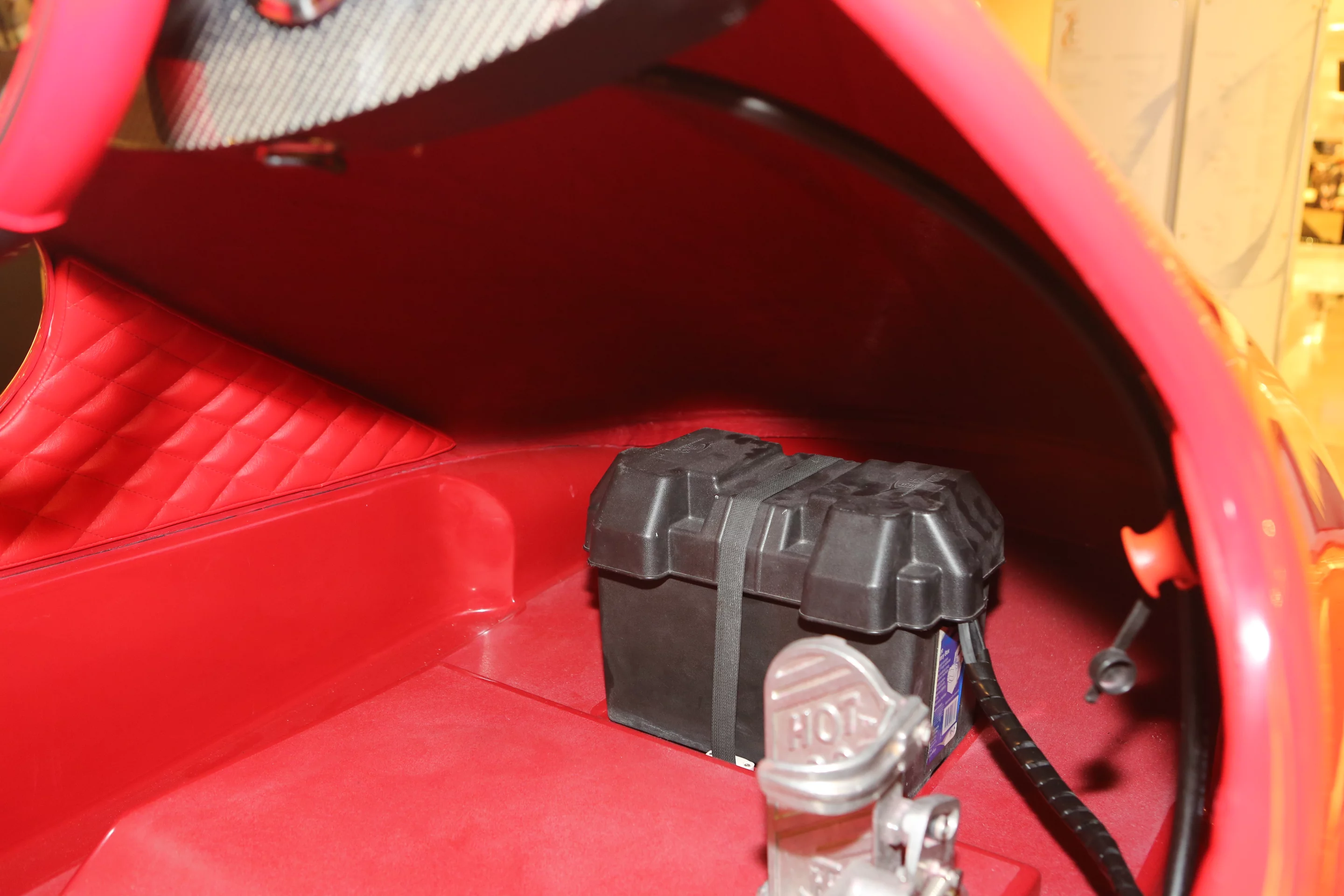 Automotive seating and controls make the go-kart easy to drive (Photo: Husna Namirembe / Gizmag.com)
