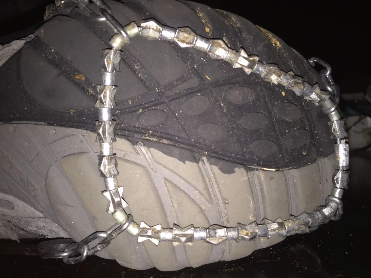 Front chain close-up