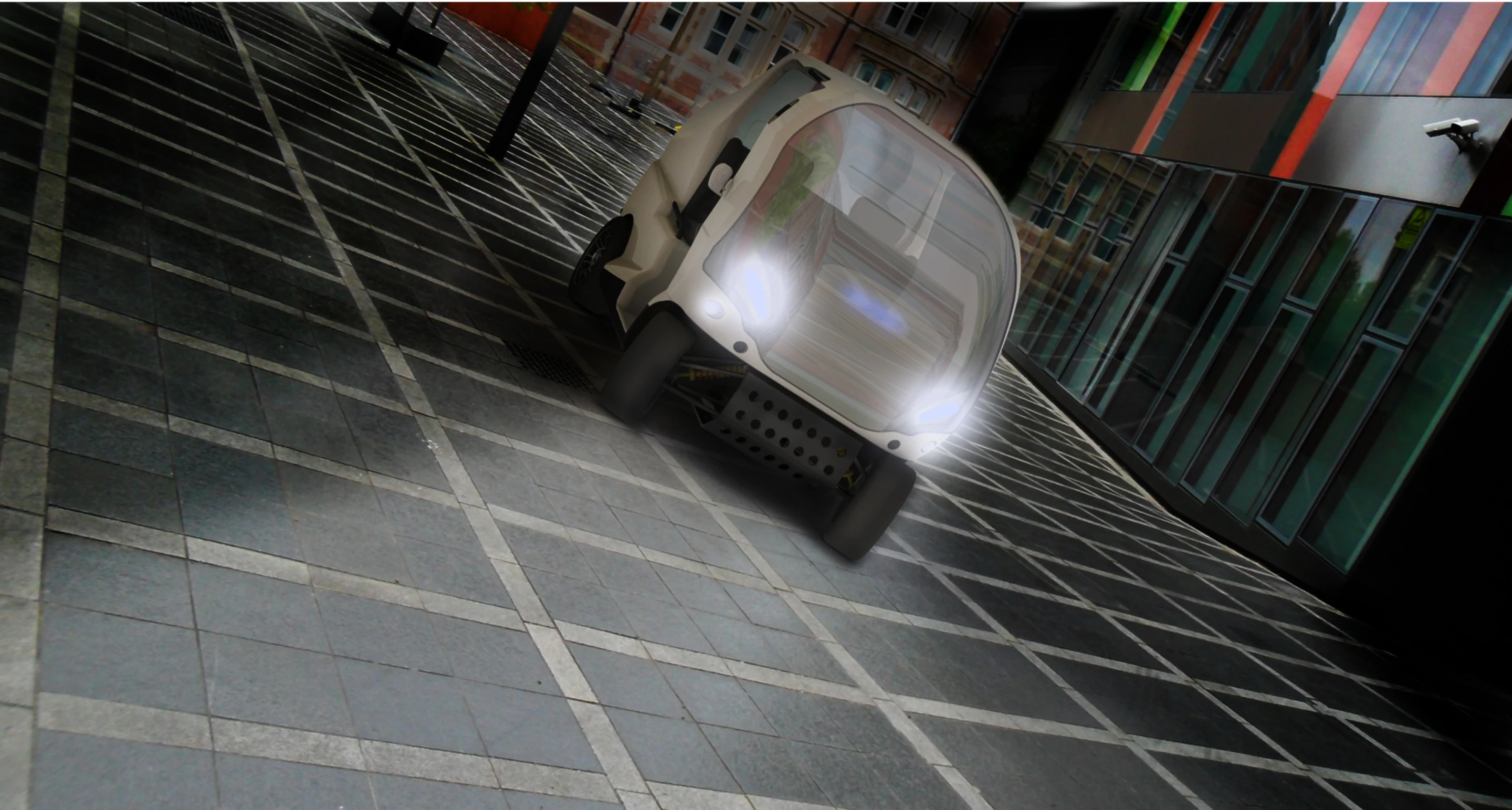 The Bug-E would be useful around public parks and gardens, theme parks or the golf course - with four rear storage options helping it to fit into numerous usage scenarios