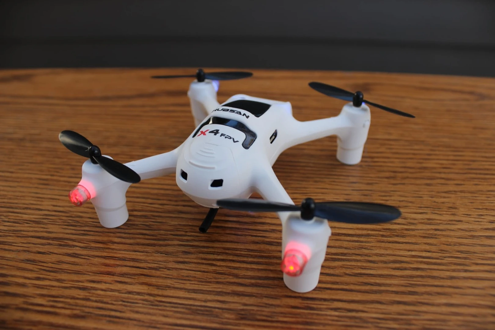The Hubsan FPV X4 Plus from the front