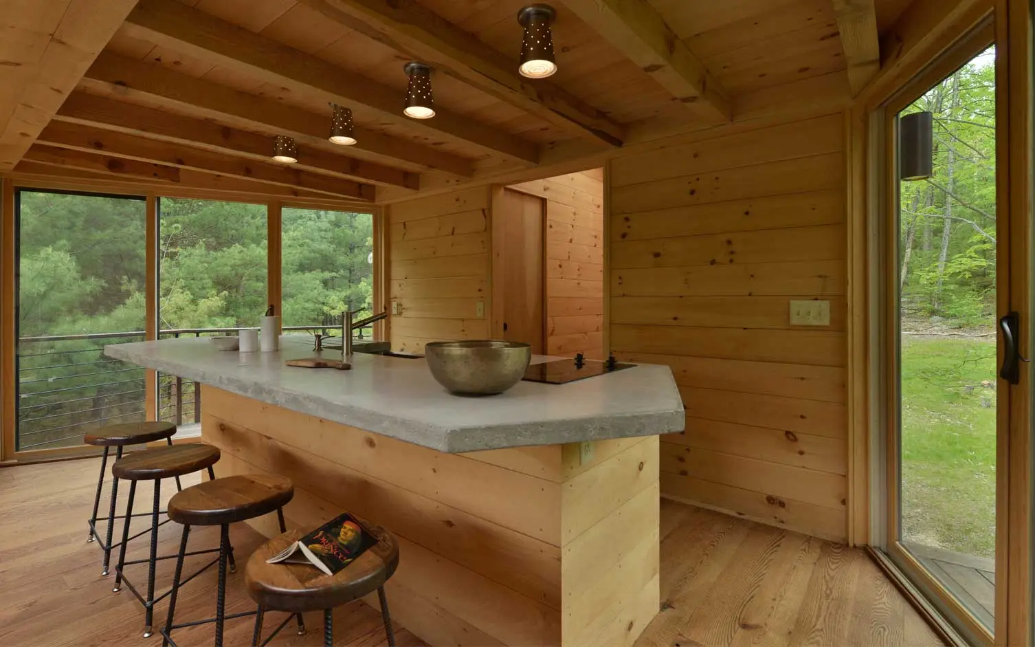 Gorgeous modern kitchen of the Inhabit Treehouse