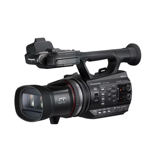 Panasonic's new HDC-Z10000 twin lens 2D/3D compact, handheld camcorder