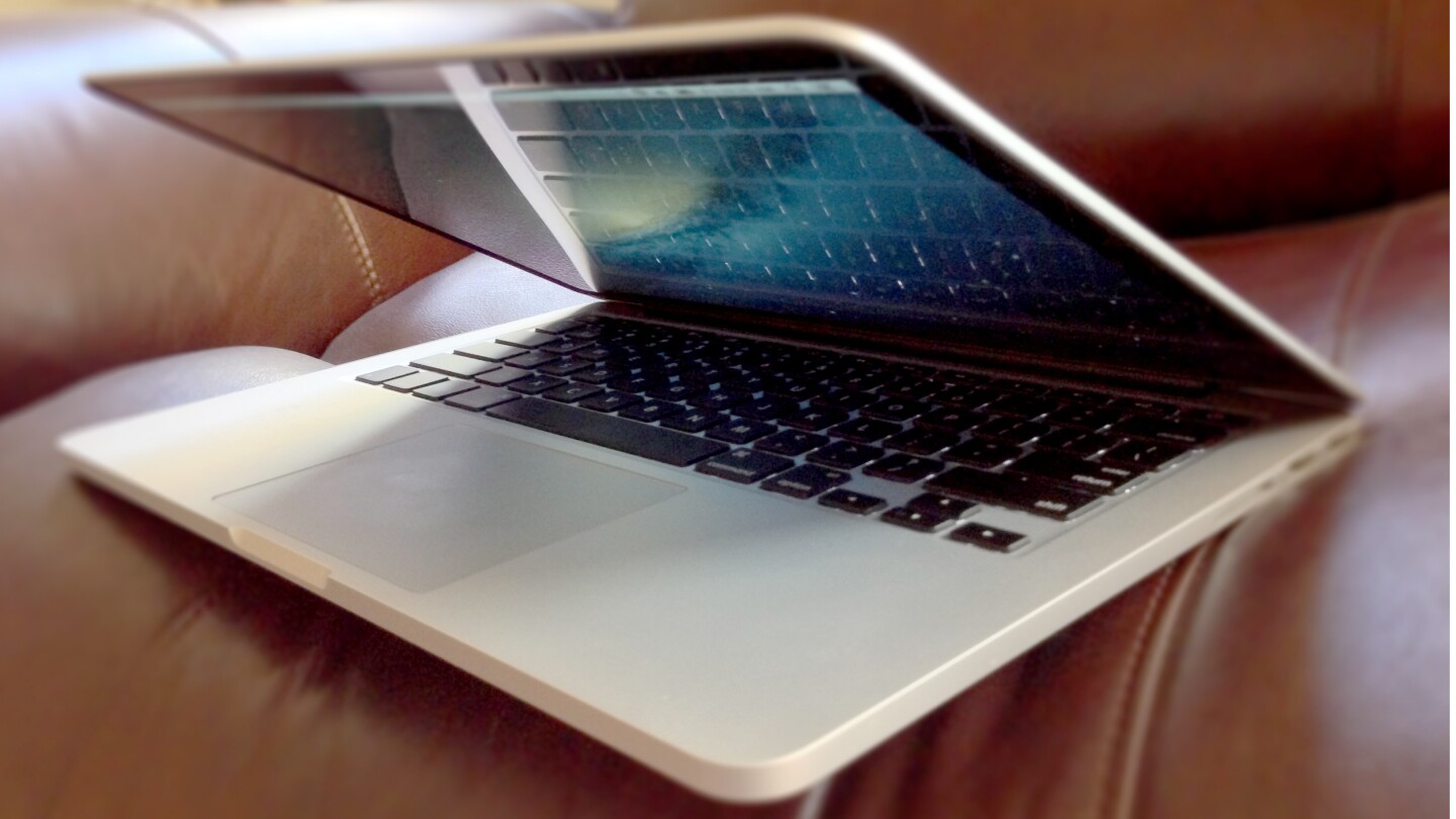 The rMBP's design isn't a radical departure from previous MacBooks