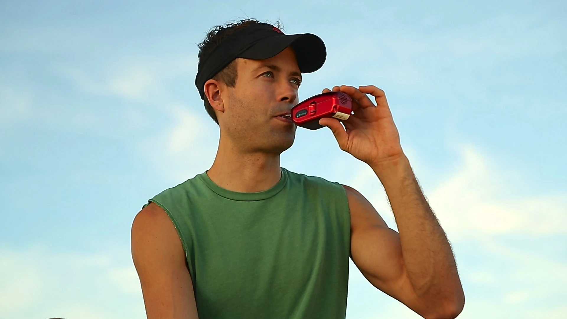 Breezing is a portable device that analyzes its user's metabolism, then advises them on exercise and diet requirements needed to meet their fitness goals