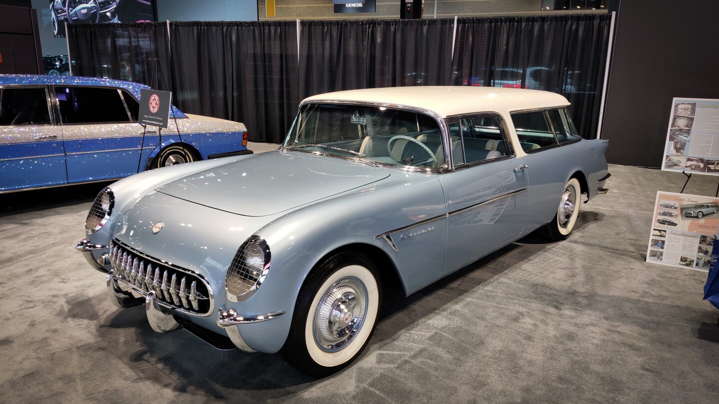 Back in the 1950s, Chevrolet built a few wagon concepts around a Corvette chassis and powertrain. Those concepts were all destroyed, but this recreation shows what might have been