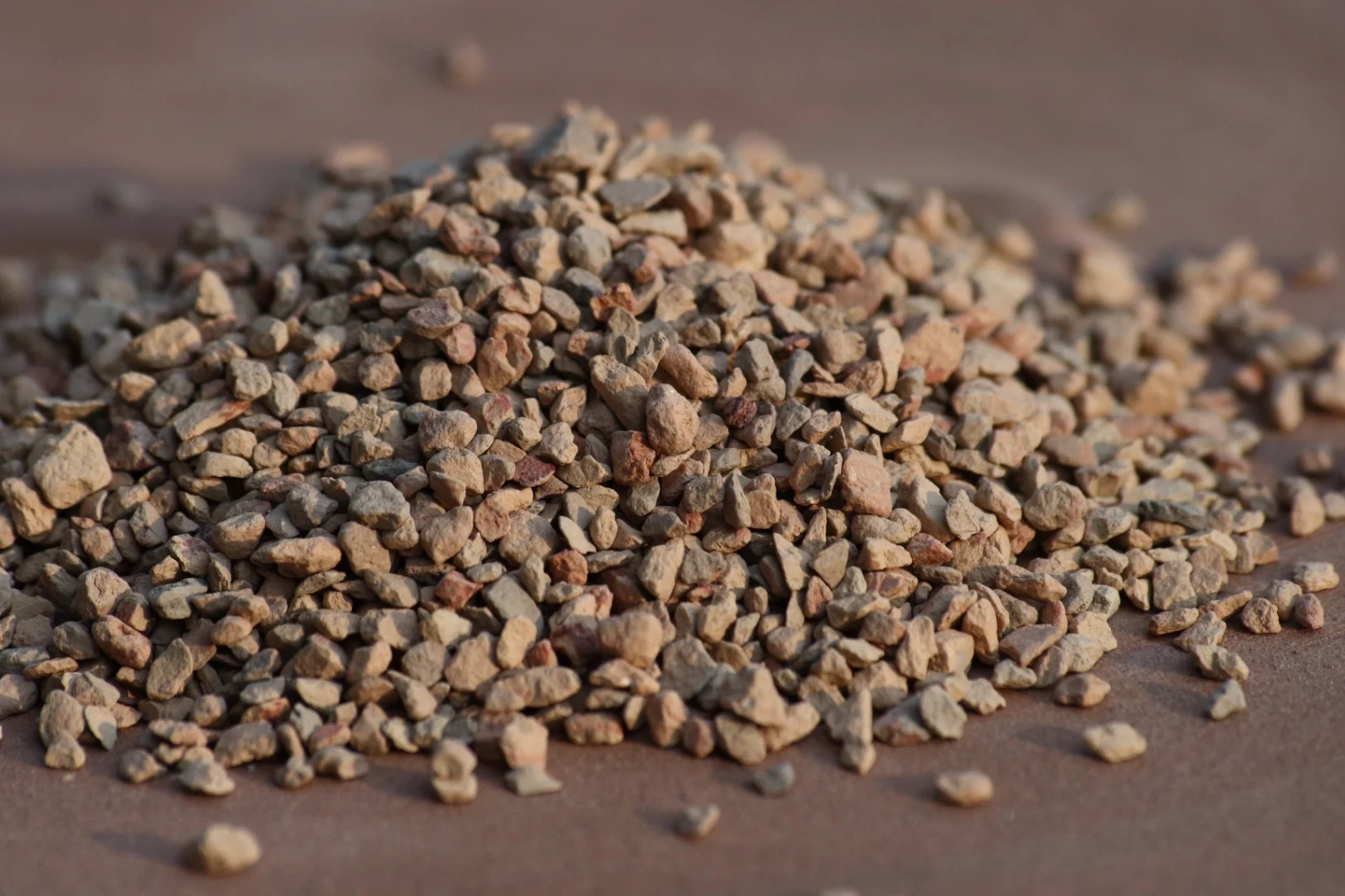 Grains of arcillite clay, which is a calcined form of the montmorillonite used in the study