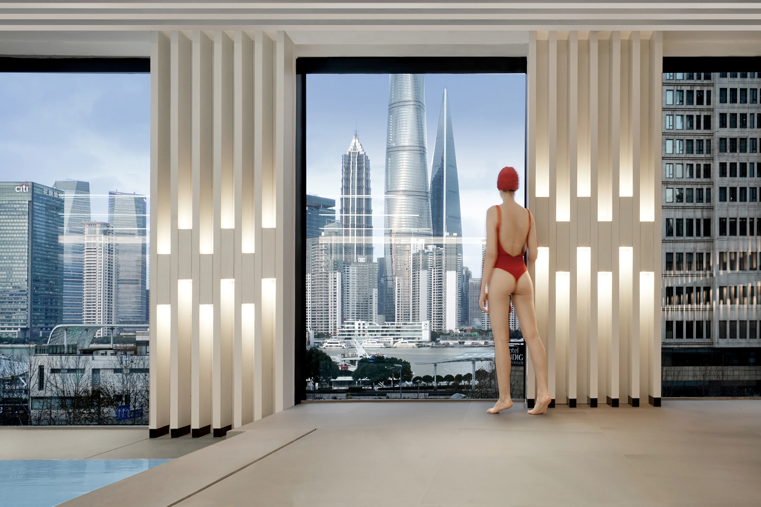 Honorable Mention. 'At the Bund'