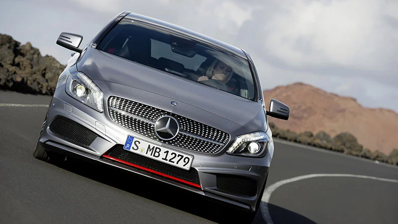 The new Mercedes-Benz A-Class in "AMG Sport" exterior spec.