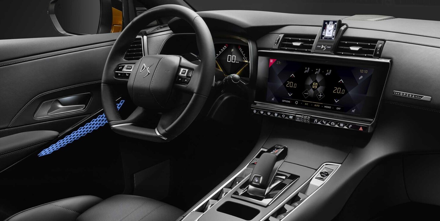 The winner of the most beautiful interior award, the DS7 Crossback