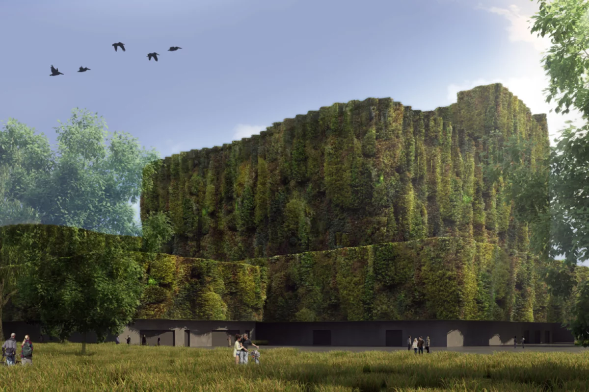 AZPA's proposal for a new gas power station in Wedel, Germany asks, why do power stations always look like power stations? (Image: AZPA)