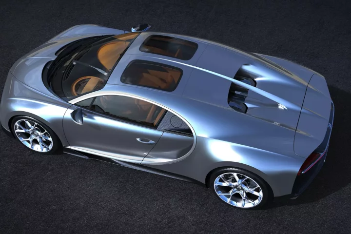 Bugatti will show the new Chiron Sky View at Monterey Car Week in August