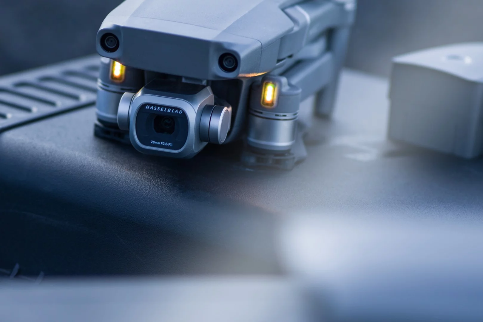 The Mavic 2 Pro's Hasselblad camera system has a 1-inch CMOS sensor capable of capturing 20 MP stills and 4K HDR video