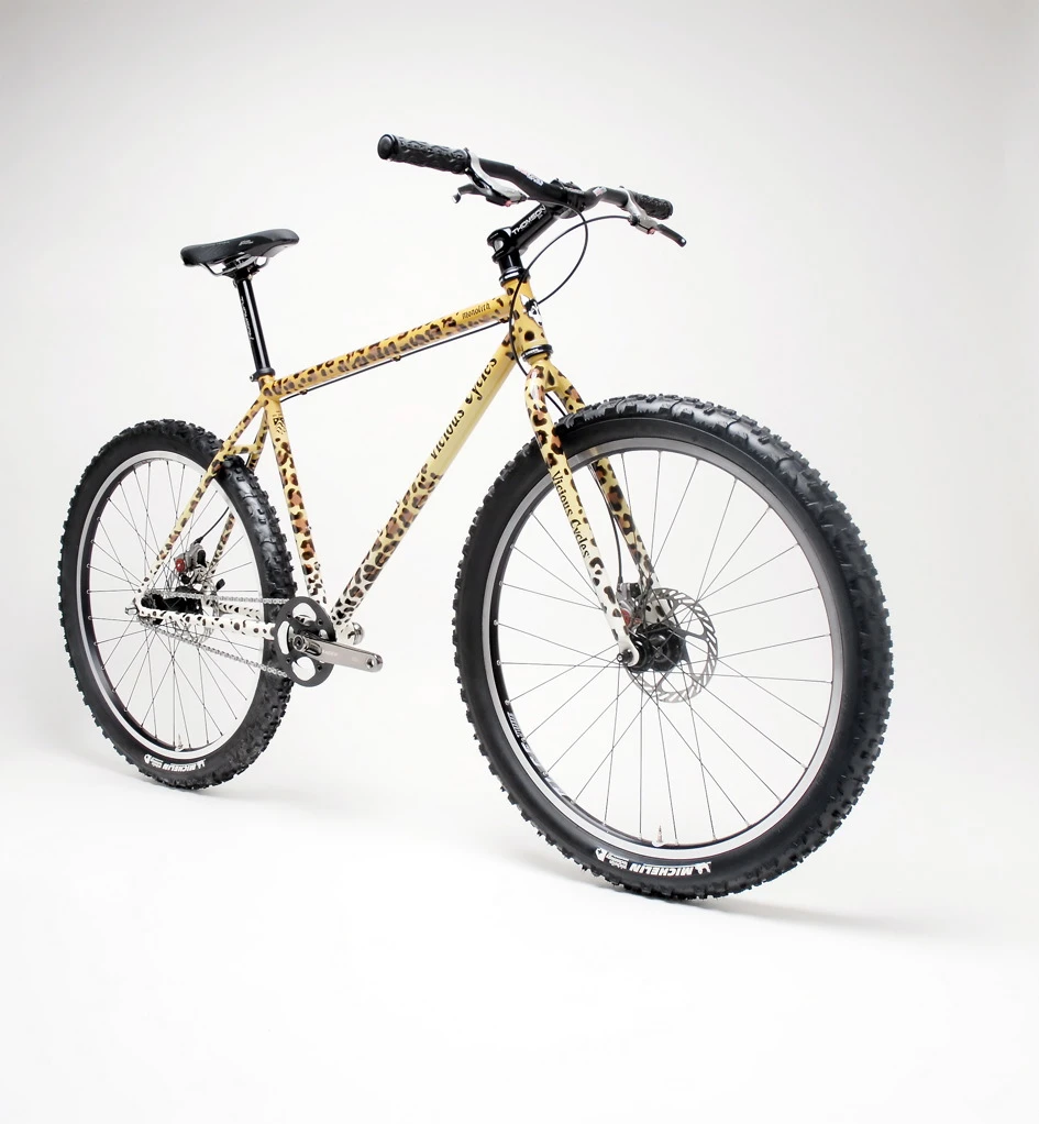 The Leopard, made by Vicious Cycles, designed with BikeCAD Pro