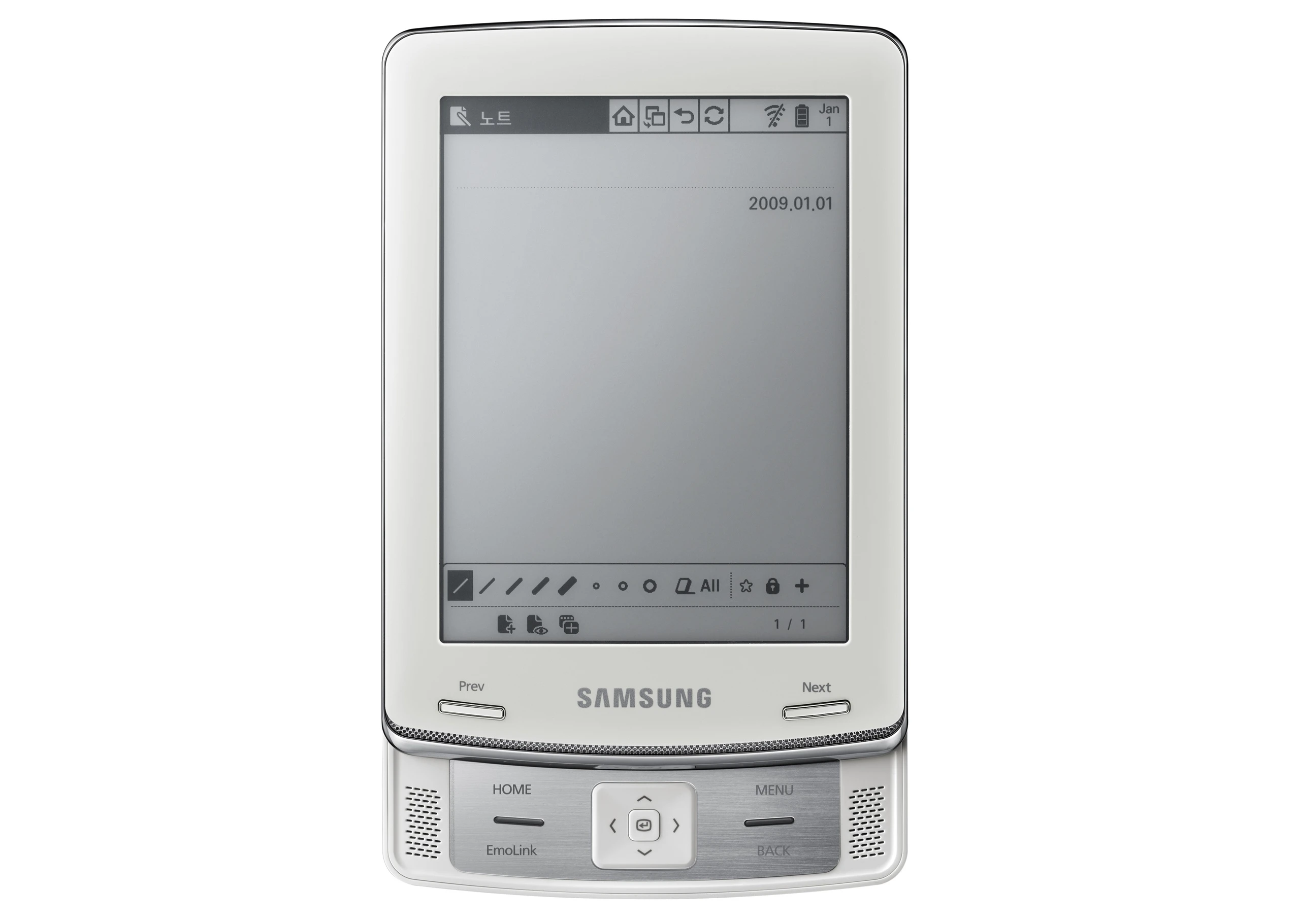 Sporting a six inch e-Ink touchscreen display, the eReader from Samsung also has access to over a million titles thanks to a deal with Barnes & Noble