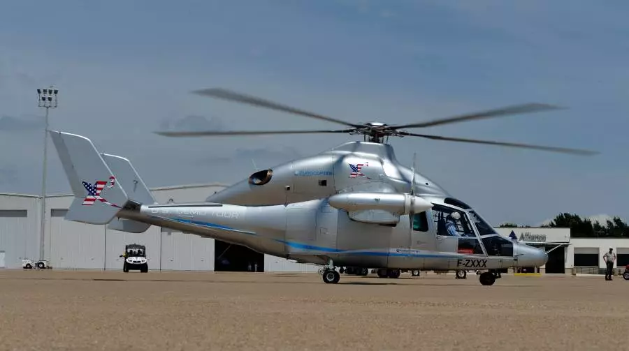 Eurocopter's X3 before its first U.S. flight