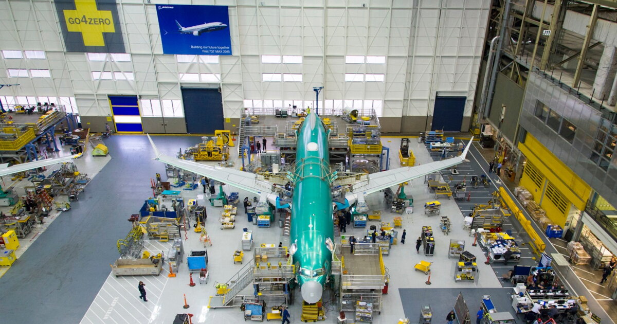 Advanced winglet on show as Boeing 737 MAX heads to final assembly