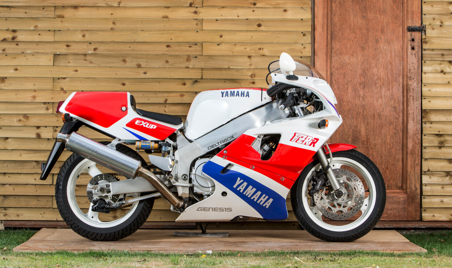 The massive importance of the World Superbike Championship has seen many homologation specials built by the factories so that their race bike could have a solid competition basis. Only 500 of Yamaha's FZ750R (known as the OW01) were built to meet minimum homologation numbers, and it is hence far rarer than the Honda RC30. The OW01 was also much more expensive than the RC30, costing £12,700, more than twice the price of the standard FZR1000, with the race kit adding another £2,415 to the price. The Honda RC30 cost £8,499. Auction Description