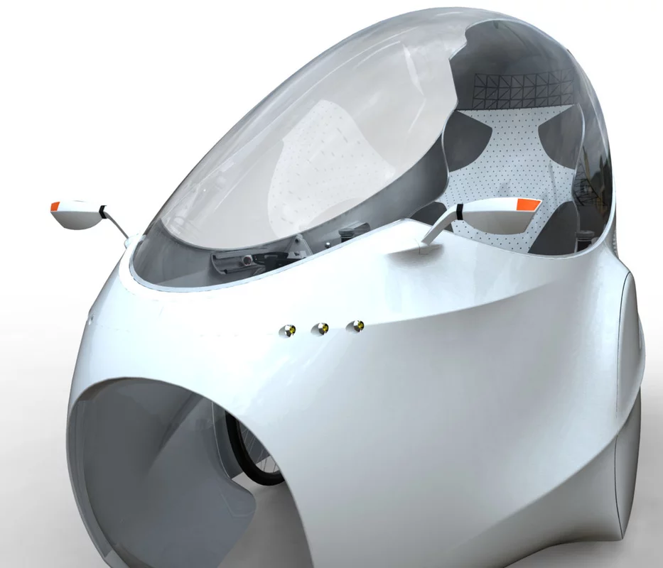 The GinzVelo features full front and rear LED lighting with turn signals and brake lights