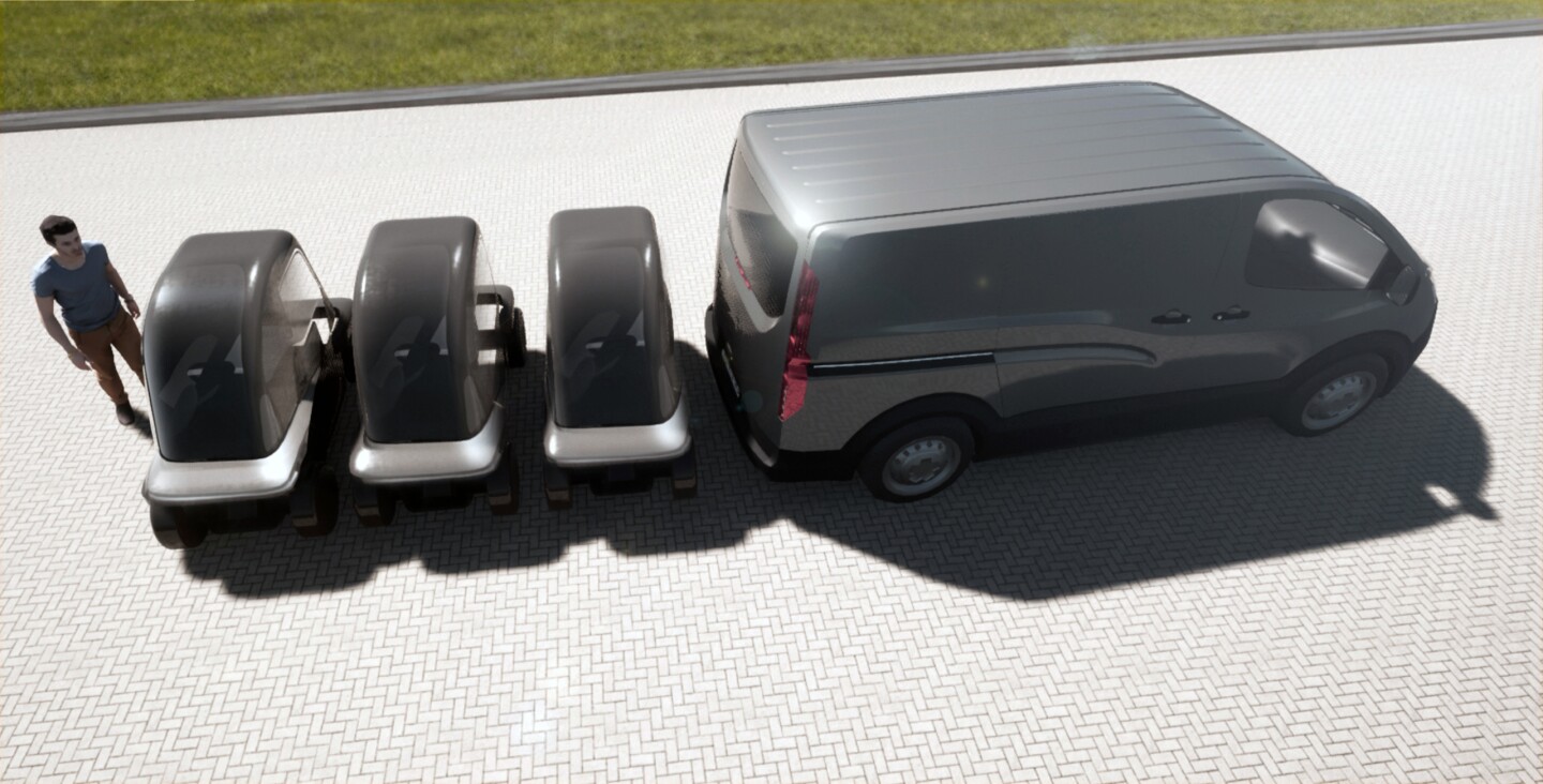 Parking the Zigy electric quadricycle in a crowded city shouldn't pose too much of a problem