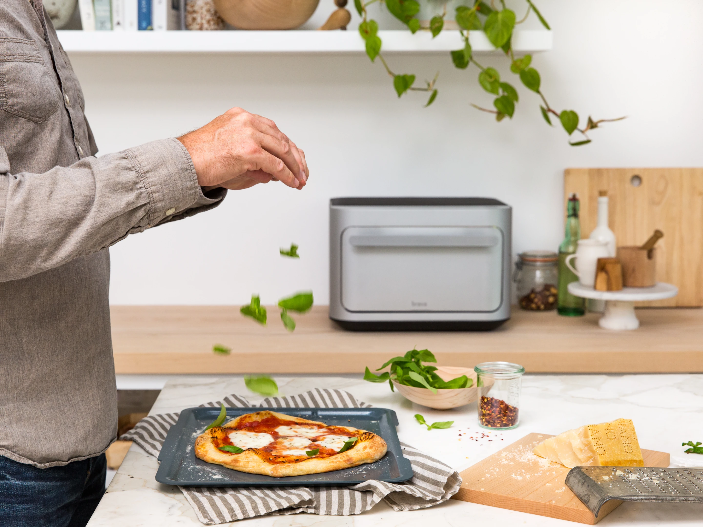 Brava describes the infrared oven as a “dynamic culinary engine” that offers a “fully seamless cooking experience"