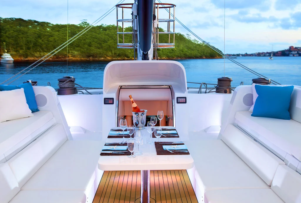Aboard the Necker Belle