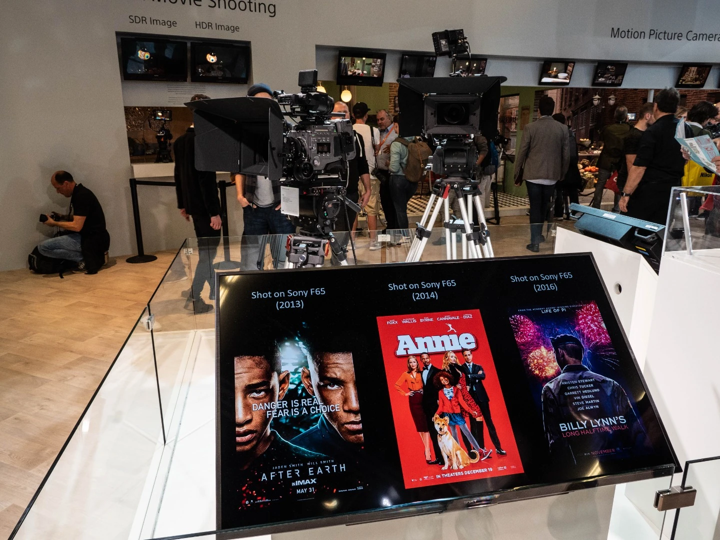 Sony's cinema cameras span the entire range...