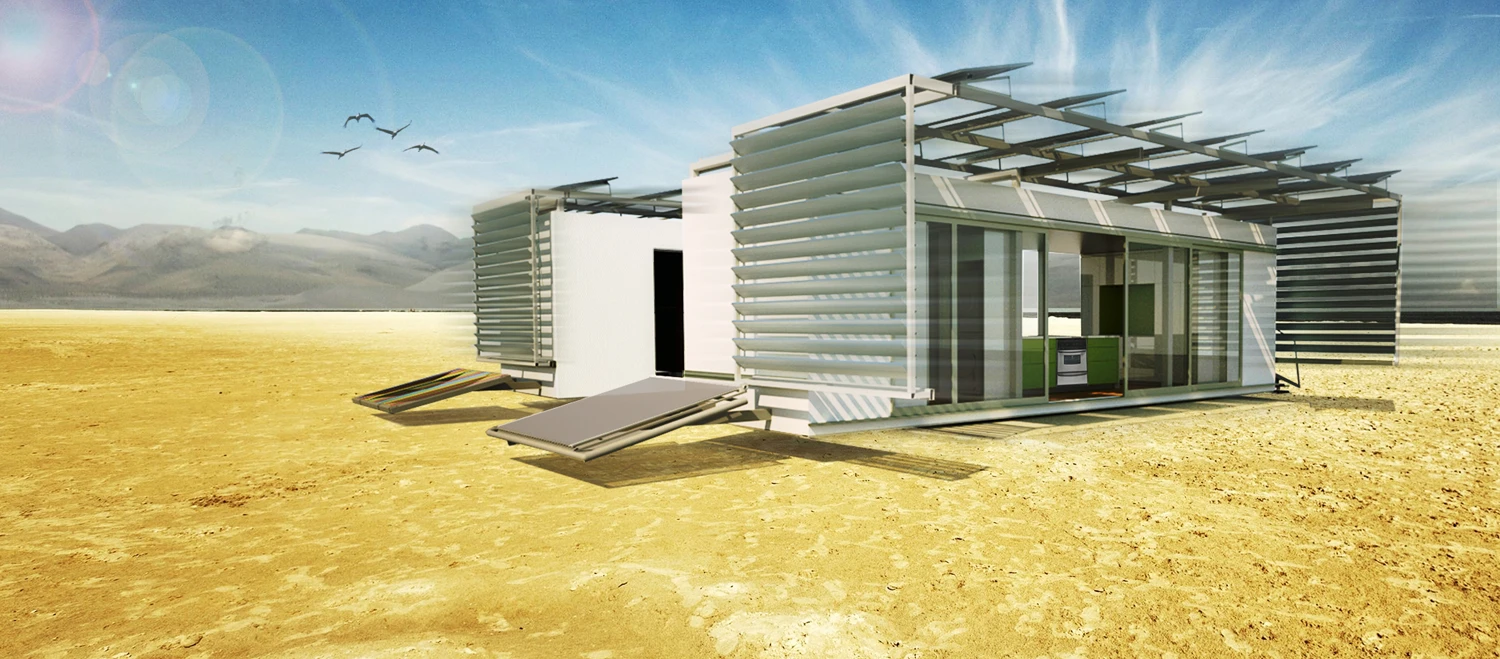 The DALE micro-home is the work of a collaboration between SCI-Arc and Caltech students