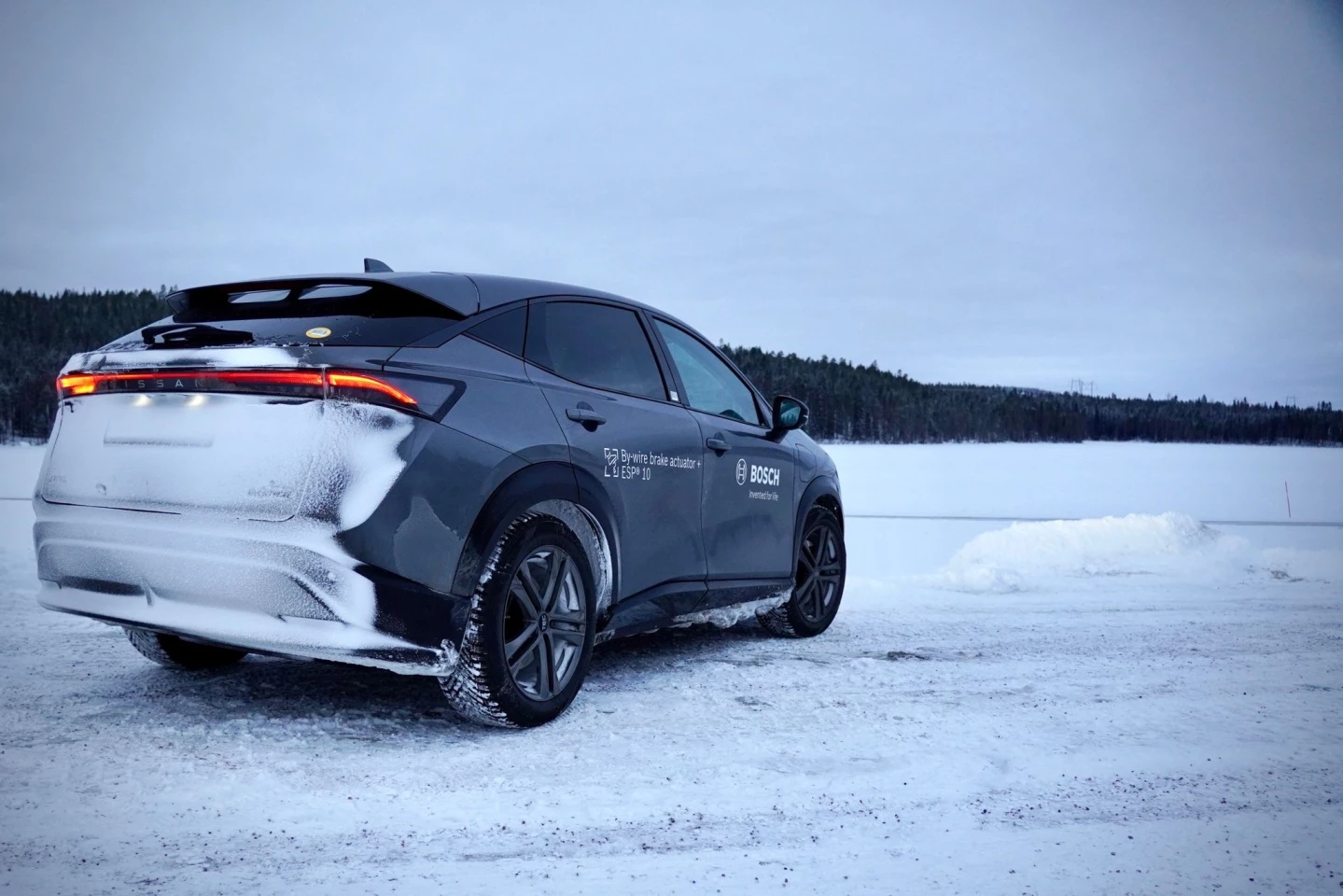 The Bosch development team traveled more than 2,050 miles (3,300 km) across several climate zones to reach the Arctic Circle in six days
