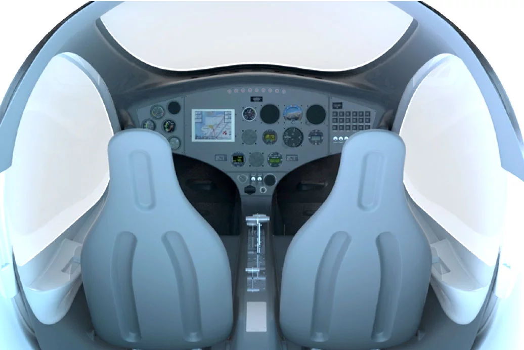 The Cavalon's cockpit