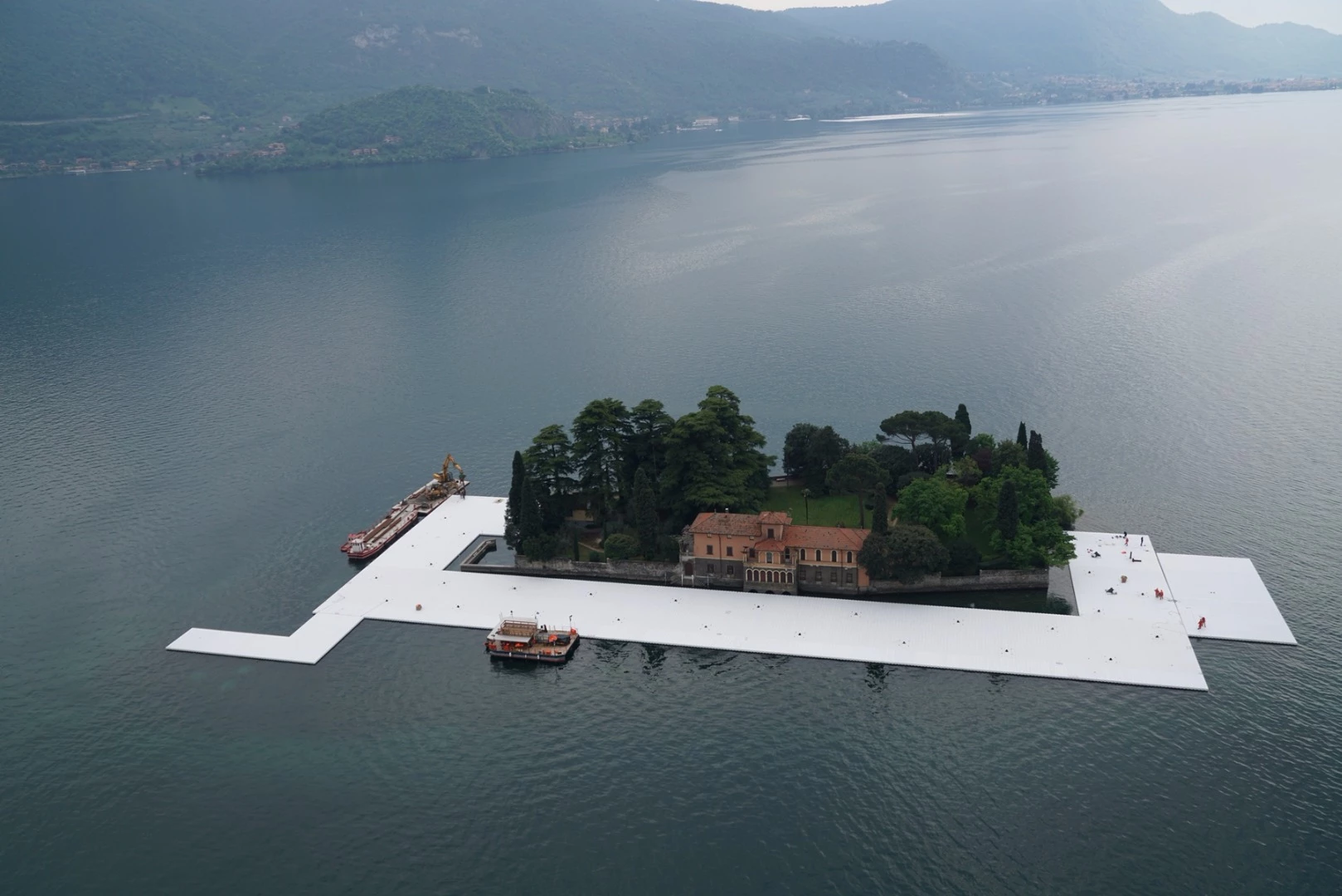 Visitors will be able to walk from Sulzano to Monte Isola and to the island of San Paolo
