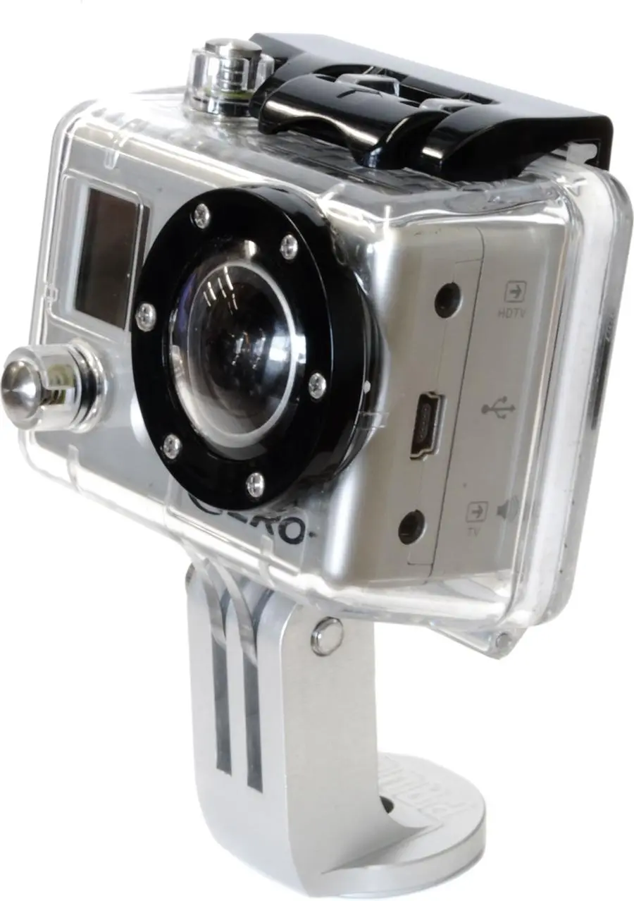 The mount works with all three generations of HERO cameras
