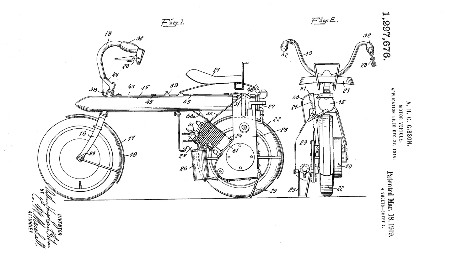 At the same time as the Autoped was being released, Gibson produced the Mon-Auto transportation device under his own name, with the miniature motorcycle the first incarnation of the modern day Monkey bike, and it's most recent coming in the form of the extraordinarily awesome Honda MSX.