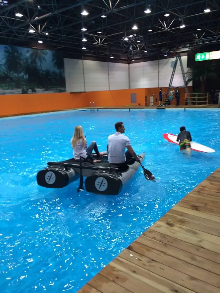 The Backyak gets some water time