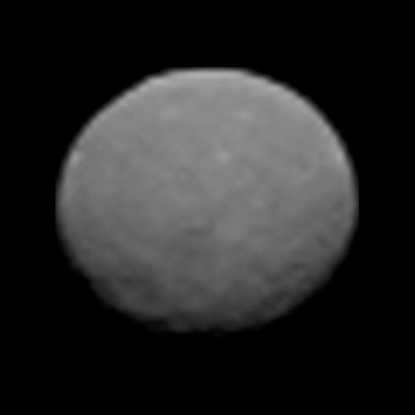 An early image of Ceres snapped by Dawn on Jan. 25, 2015 as the spacecraft made its approach