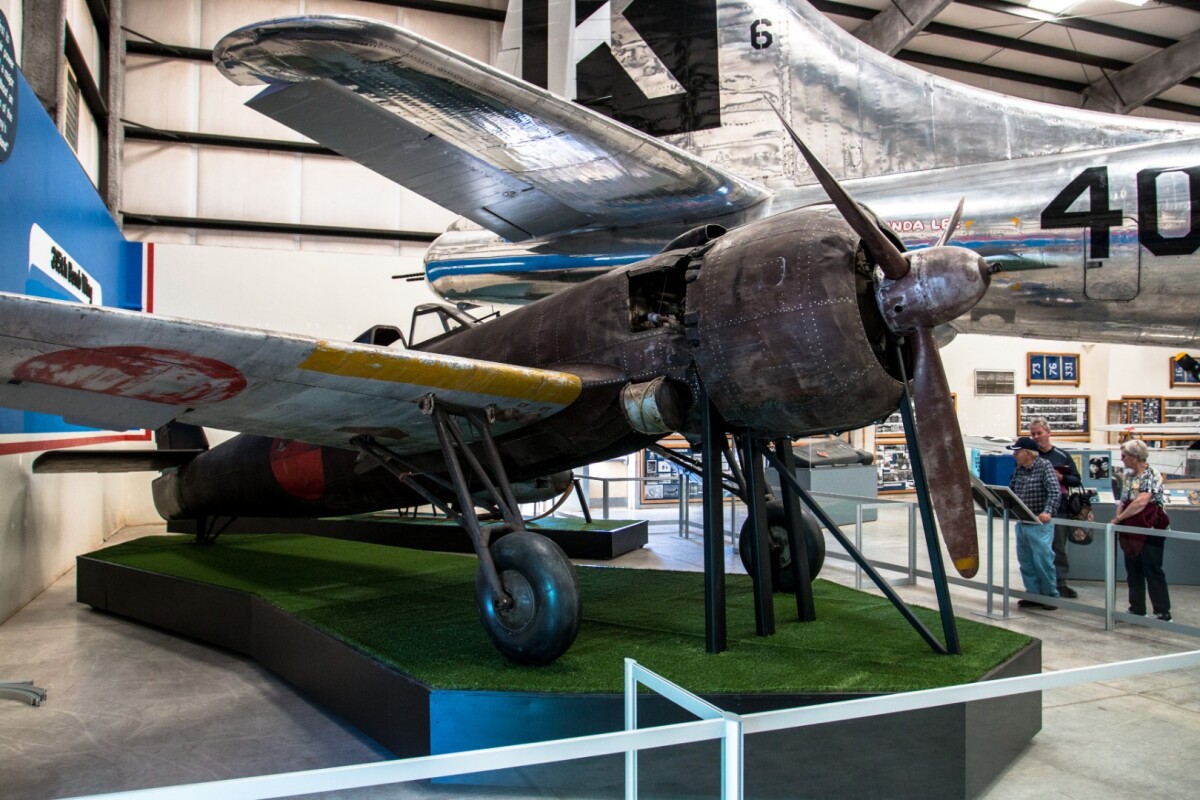 If the Nakajima Ki-115 Tsurugi looks cheaply built, that's because it was only ever meant to be flown once. They'd fly with more or less whatever engine was available, and the landing gear would drop off after takeoff in case the poor pilot caught himself having second thoughts instead of ploughing himself nose-first into a ship on a Kamikaze suicide mission.