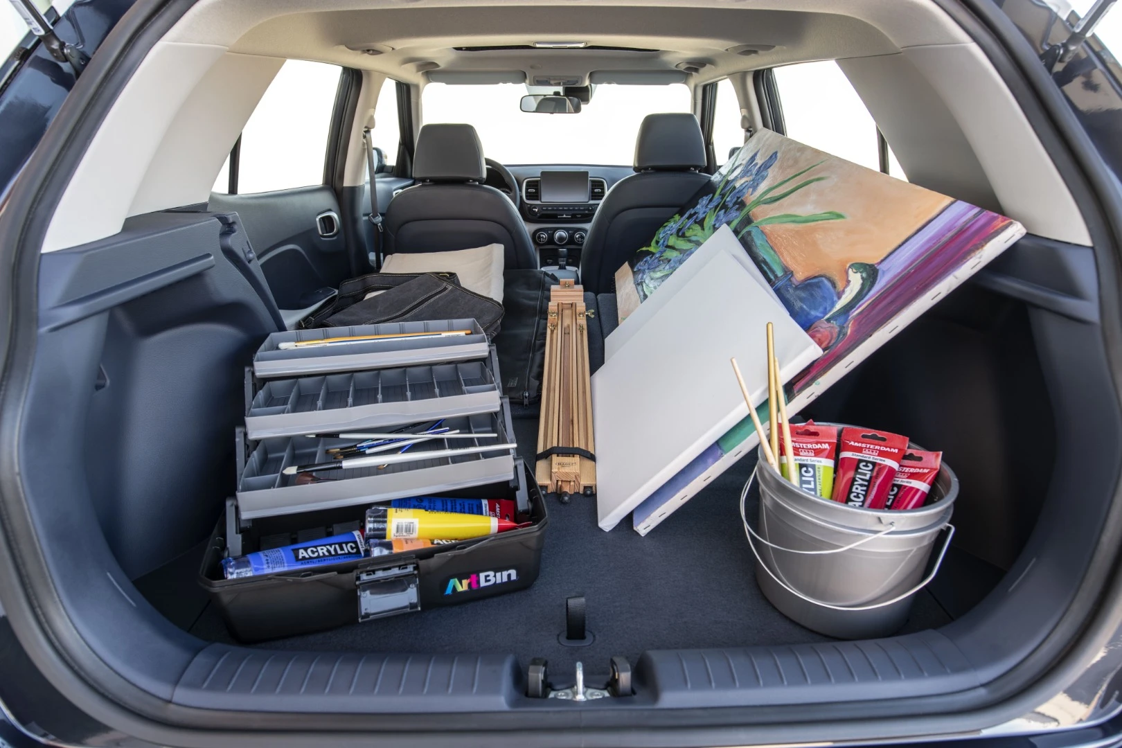 Decent storage room in the back, especially with the seats folded down