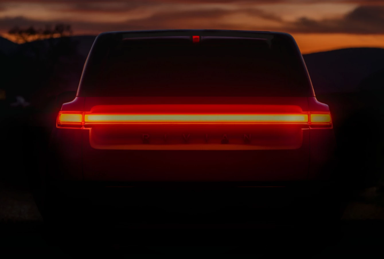 A rear lighting signature to match the sunset