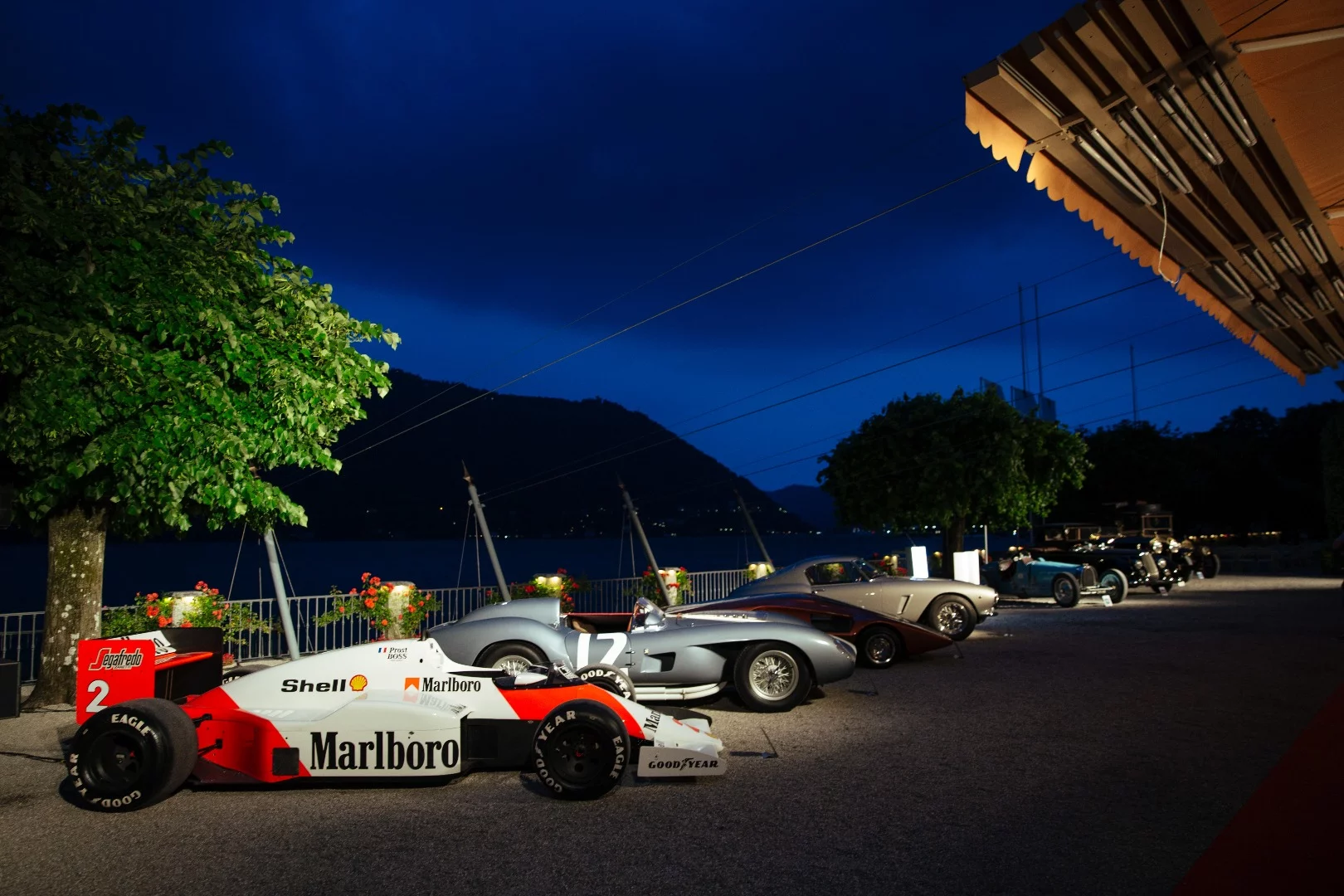 When Gerhard Berger competed in 1985 at the beginning of his career, he drove an Arrows-BMW, scoring just three points with a best result of fifth place. That season, the car he chased from distance was this 1985 McLaren driven by Niki Lauda and Alain Prost. Prost won the title and this MP4/2B (we don't know which one it was) crossed the line first seven times, for six wins and a disqualification after the race for being under the minimum weight. Berger obviously liked what he saw because he was the entrant of the car in Class H, aptly entitled: When Sex Was Safe And Racing Was Dangerous: Formula One!