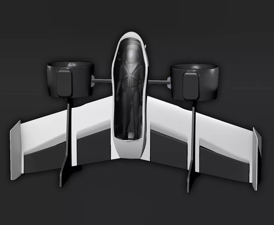 It seems the team plans to build a two-rotor version with a fixed cabin as well